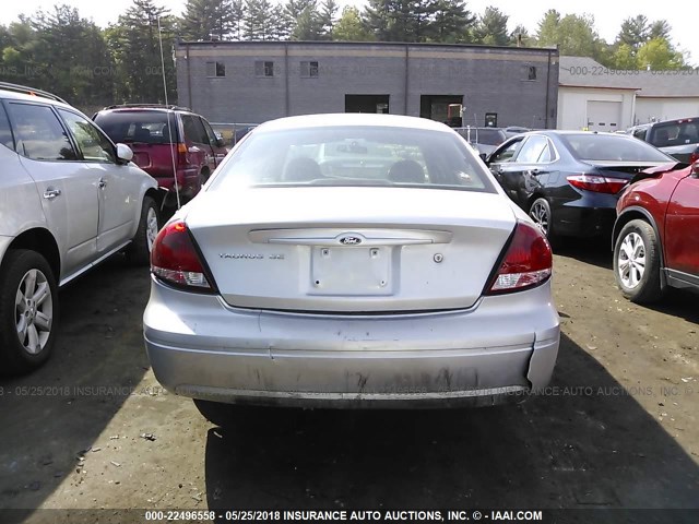 1FAFP53U24A115187 - 2004 FORD TAURUS SE SILVER photo 6