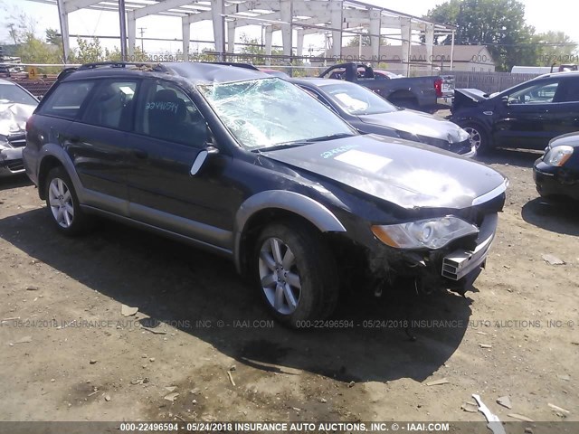 4S4BP61C697327468 - 2009 SUBARU OUTBACK 2.5I GRAY photo 1