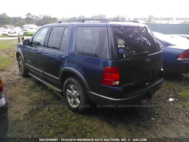 1FMDU73K04ZA91473 - 2004 FORD EXPLORER XLT/XLT SPORT/NBX BLUE photo 3