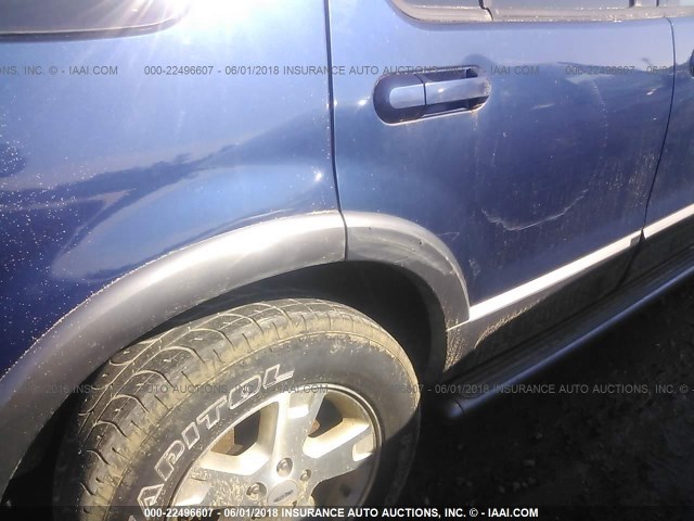 1FMDU73K04ZA91473 - 2004 FORD EXPLORER XLT/XLT SPORT/NBX BLUE photo 6