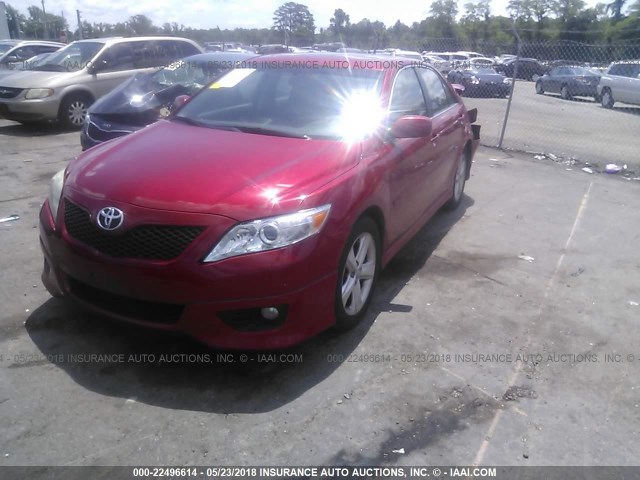 4T1BF3EK1BU662633 - 2011 TOYOTA CAMRY SE/LE/XLE 红色 照片 2
