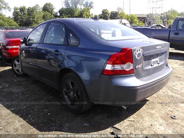 YV1MH682272316365 - 2007 VOLVO S40 T5 BLUE photo 3