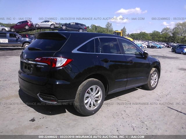 5J8TB3H37HL013864 - 2017 ACURA RDX BLACK photo 4