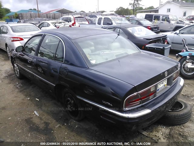 1G4CU541X34188150 - 2003 BUICK PARK AVENUE ULTRA BLUE photo 3