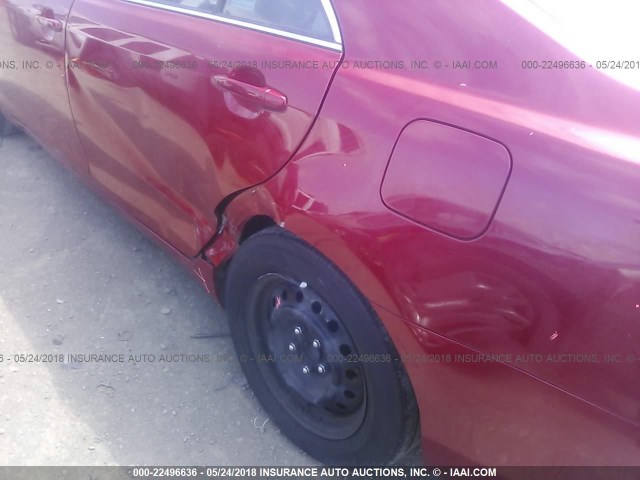 4T1BF3EK2BU714044 - 2011 TOYOTA CAMRY SE/LE/XLE RED photo 6