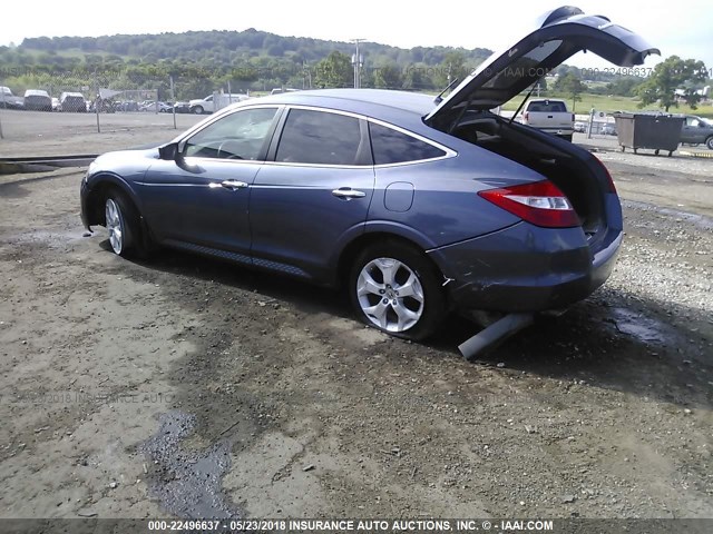 5J6TF2H56CL004557 - 2012 HONDA CROSSTOUR EXL ლურჯი ფოტო 3