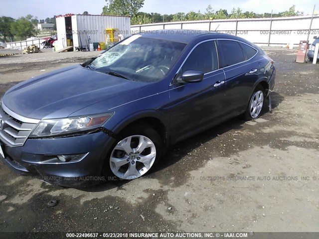 5J6TF2H56CL004557 - 2012 HONDA CROSSTOUR EXL ლურჯი ფოტო 6