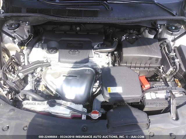 4T1BF1FK9GU567506 - 2016 TOYOTA CAMRY LE/XLE/SE/XSE TAN photo 10
