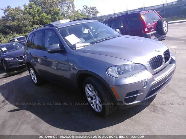 5UXZV4C58BL740175 - 2011 BMW X5 XDRIVE35I GRAY photo 1