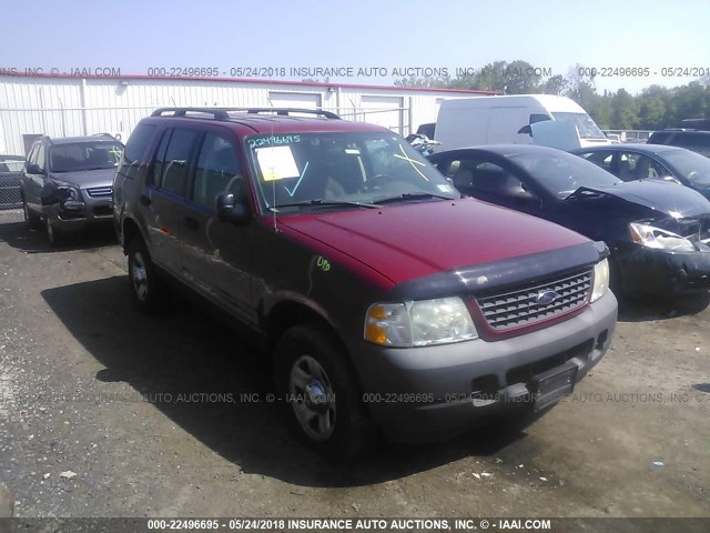 1FMZU72K83UA29855 - 2003 FORD EXPLORER XLS/XLS SPORT RED photo 1