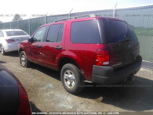 1FMZU72K83UA29855 - 2003 FORD EXPLORER XLS/XLS SPORT RED photo 3