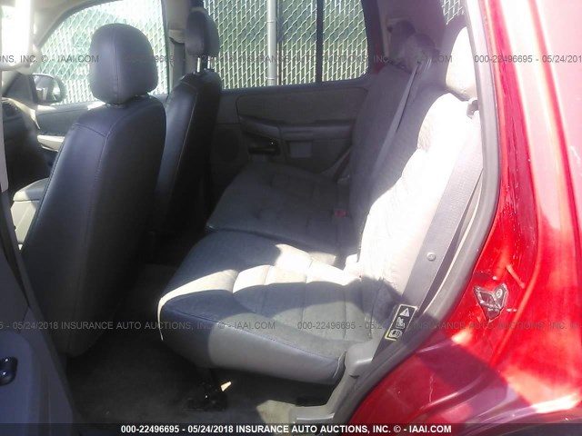 1FMZU72K83UA29855 - 2003 FORD EXPLORER XLS/XLS SPORT RED photo 8