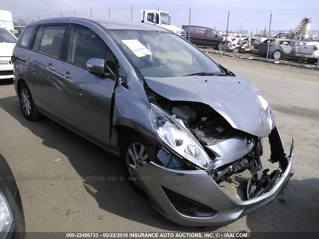 JM1CW2BL6E0177836 - 2014 MAZDA 5 SPORT SILVER photo 1