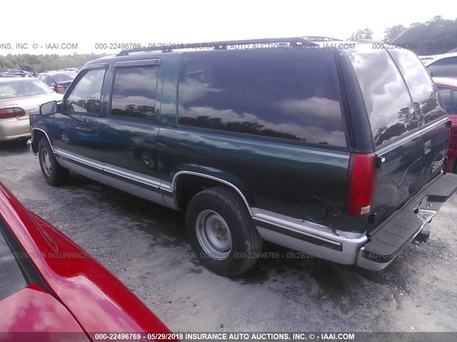 3GNEC16R3XG110238 - 1999 CHEVROLET SUBURBAN C1500 GREEN photo 3