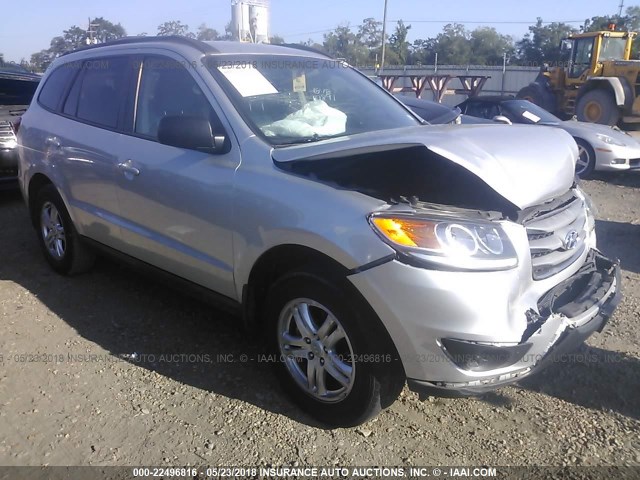 5XYZG3AB8CG096530 - 2012 HYUNDAI SANTA FE GLS SILVER photo 1