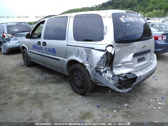 1GNDV23198D210496 - 2008 CHEVROLET UPLANDER LS SILVER photo 3