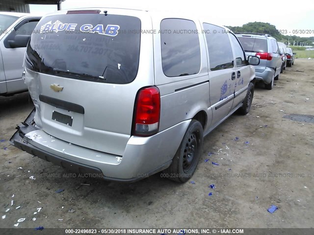1GNDV23198D210496 - 2008 CHEVROLET UPLANDER LS SILVER photo 4