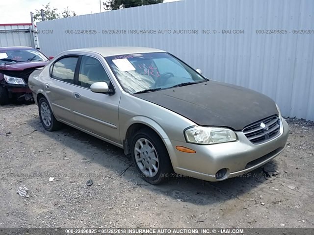 JN1CA31D9YT515427 - 2000 NISSAN MAXIMA GLE/GXE/SE GOLD photo 1