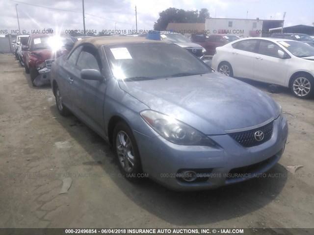 4T1FA38P08U156663 - 2008 TOYOTA CAMRY SOLARA SE/SLE/SPORT Light Blue photo 6