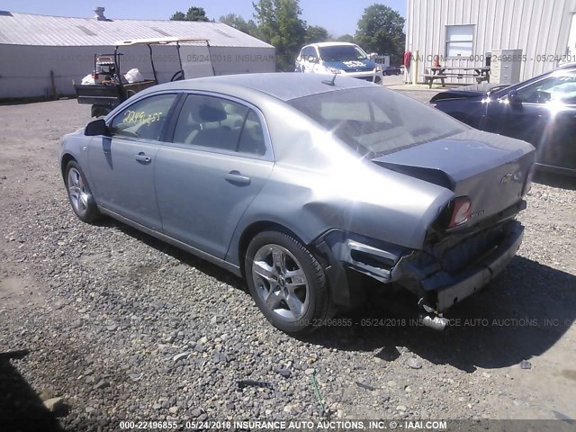 1G1ZH57B78F186450 - 2008 CHEVROLET MALIBU 1LT 灰色 照片 3