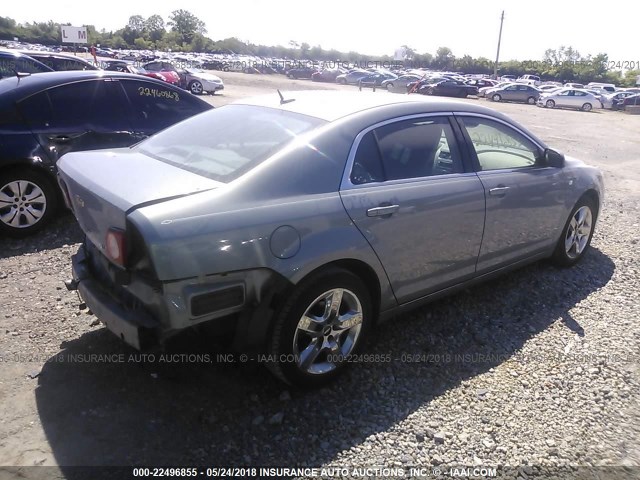 1G1ZH57B78F186450 - 2008 CHEVROLET MALIBU 1LT 灰色 照片 4