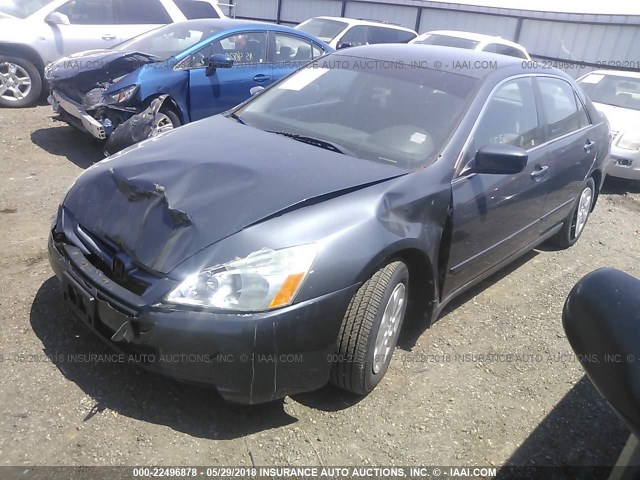 1HGCM56414A044857 - 2004 HONDA ACCORD LX GRAY photo 2