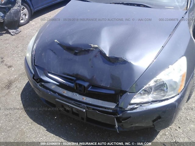 1HGCM56414A044857 - 2004 HONDA ACCORD LX GRAY photo 6