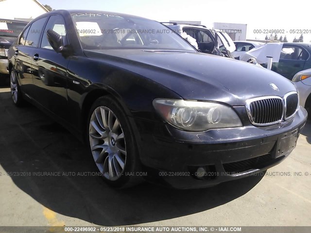 WBAHN83507DT72643 - 2007 BMW 750 BLACK photo 1