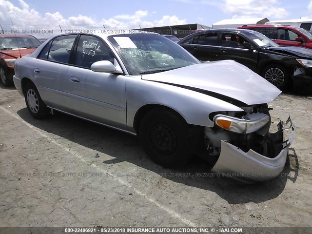 2G4WS52J041235690 - 2004 BUICK CENTURY CUSTOM SILVER photo 1