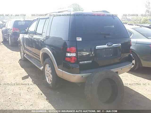 1FMEU74EX6UA27163 - 2006 FORD EXPLORER EDDIE BAUER BLACK photo 3