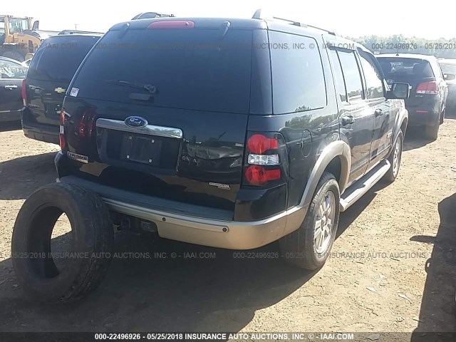 1FMEU74EX6UA27163 - 2006 FORD EXPLORER EDDIE BAUER BLACK photo 4