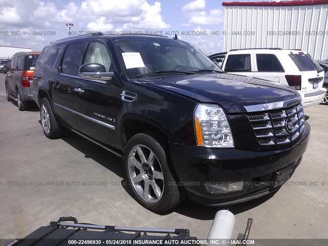 1GYFK66848R176281 - 2008 CADILLAC ESCALADE ESV BLACK photo 1