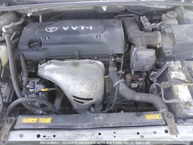 JTKDE177250058011 - 2005 TOYOTA SCION TC 银色 照片 10