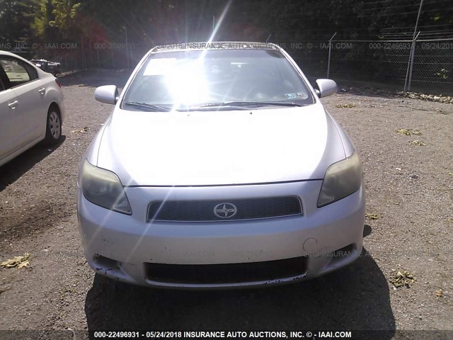 JTKDE177250058011 - 2005 TOYOTA SCION TC 银色 照片 6