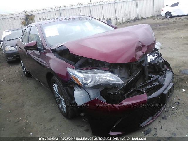 4T1BF1FKXHU650508 - 2017 TOYOTA CAMRY LE/XLE/SE/XSE 红色 照片 1