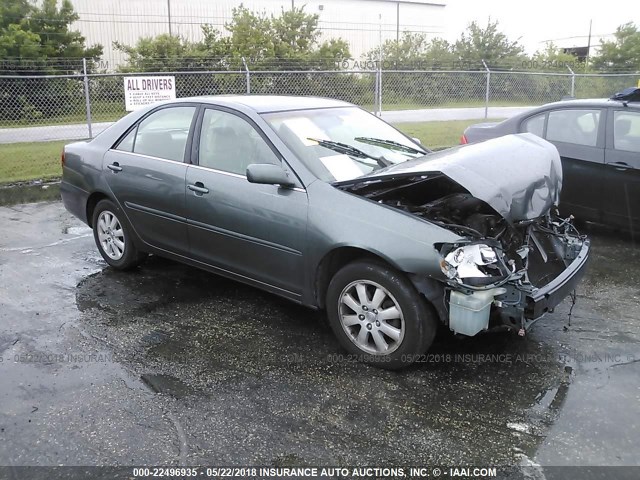 4T1BE30K82U608949 - 2002 TOYOTA CAMRY LE/XLE/SE GRAY photo 1