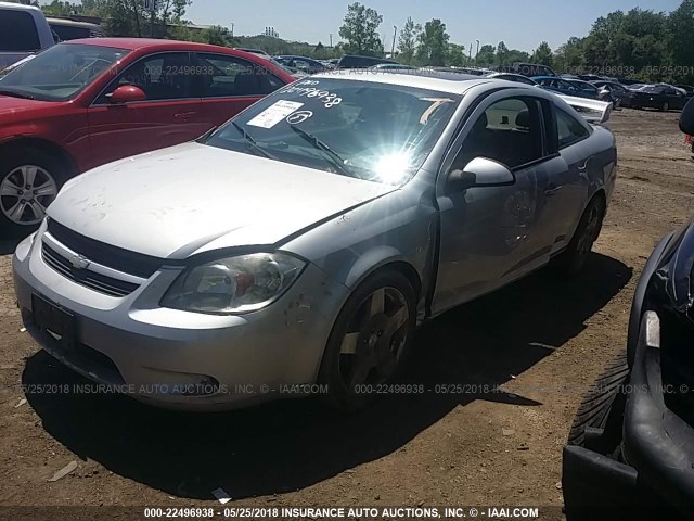 1G1AP15PX77322053 - 2007 CHEVROLET COBALT SS SUPERCHARGED SILVER photo 2