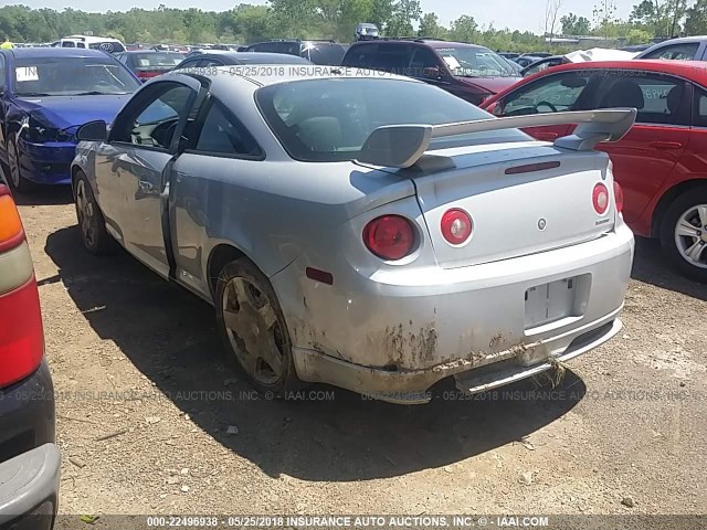 1G1AP15PX77322053 - 2007 CHEVROLET COBALT SS SUPERCHARGED SILVER photo 3