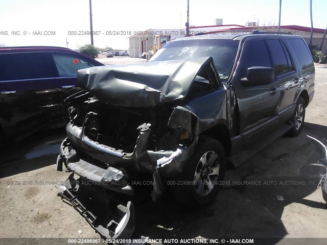 1FMPU16L34LB65745 - 2004 FORD EXPEDITION XLT მწვანე ფოტო 2