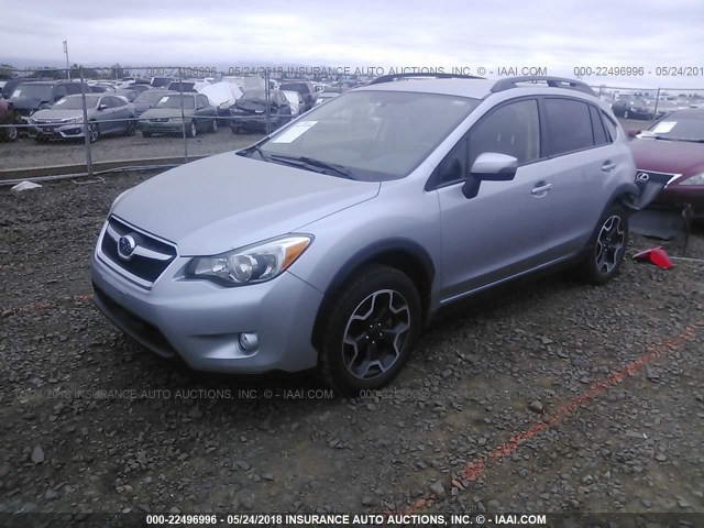 JF2GPAMC5F8258983 - 2015 SUBARU XV CROSSTREK 2.0 LIMITED SILVER photo 2