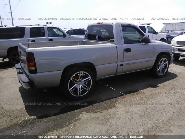 1GTEC14X65Z225309 - 2005 GMC NEW SIERRA C1500 SILVER photo 4