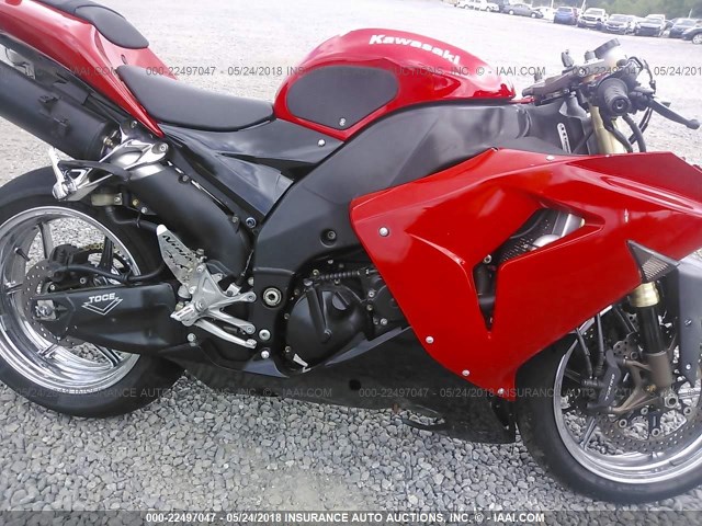 JKAZXCD137A022550 - 2007 KAWASAKI ZX1000 D RED photo 9