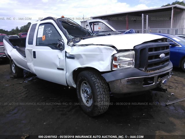 1FTWX31P66ED37237 - 2006 FORD F350 SRW SUPER DUTY WHITE photo 1