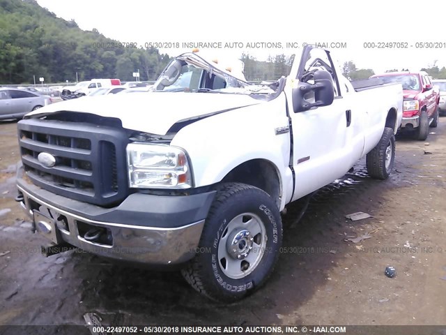 1FTWX31P66ED37237 - 2006 FORD F350 SRW SUPER DUTY WHITE photo 2