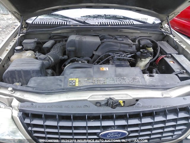 1FMZU72K33ZA29443 - 2003 FORD EXPLORER XLS/XLS SPORT GOLD photo 10