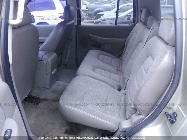 1FMZU72K33ZA29443 - 2003 FORD EXPLORER XLS/XLS SPORT GOLD photo 8