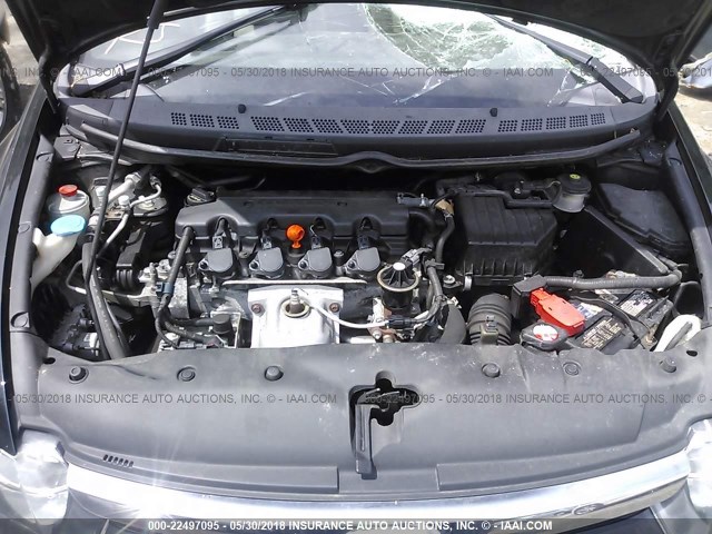 2HGFA16988H328987 - 2008 HONDA CIVIC EXL BLACK photo 10