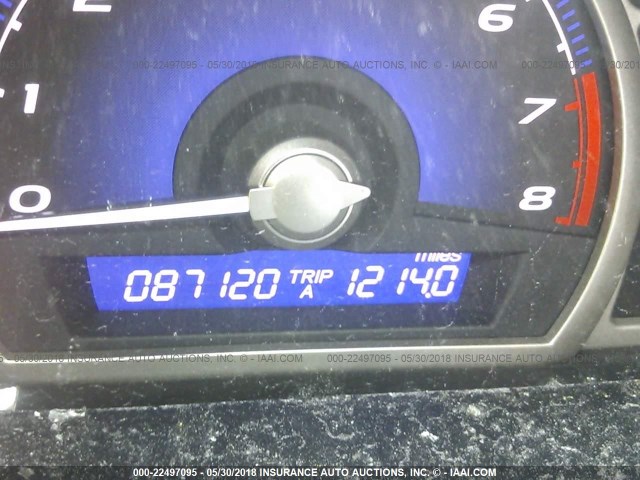 2HGFA16988H328987 - 2008 HONDA CIVIC EXL BLACK photo 7