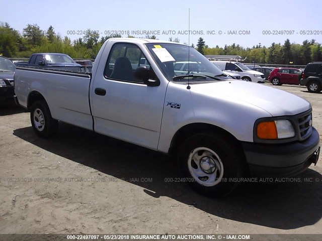 2FTRF17284CA18568 - 2004 FORD F-150 HERITAGE CLASSIC SILVER photo 1