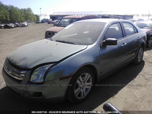 3FAFP06Z76R132635 - 2006 FORD FUSION S GREEN photo 2
